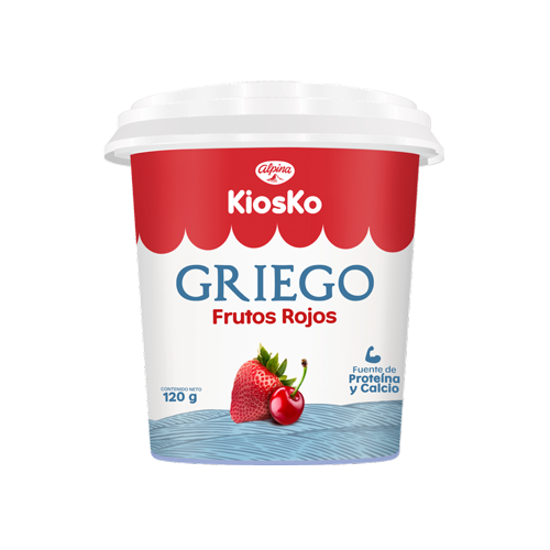 Griego Kiosko Frutos Rojos 120g